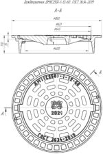 Дождеприемник чугунный ДМ1 (С250)-1-12-60 плавающий — изображение 3